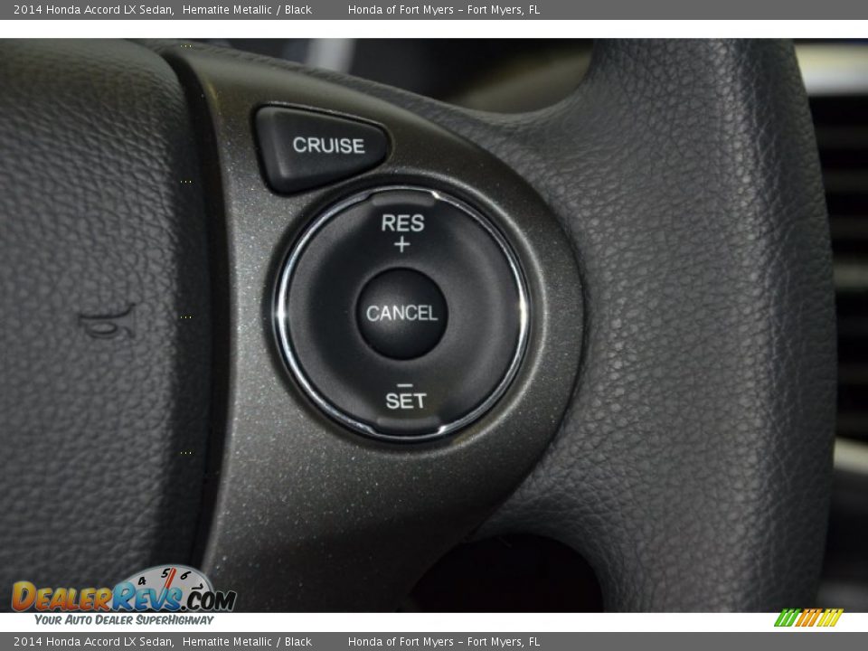 2014 Honda Accord LX Sedan Hematite Metallic / Black Photo #16