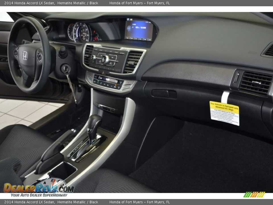 2014 Honda Accord LX Sedan Hematite Metallic / Black Photo #24