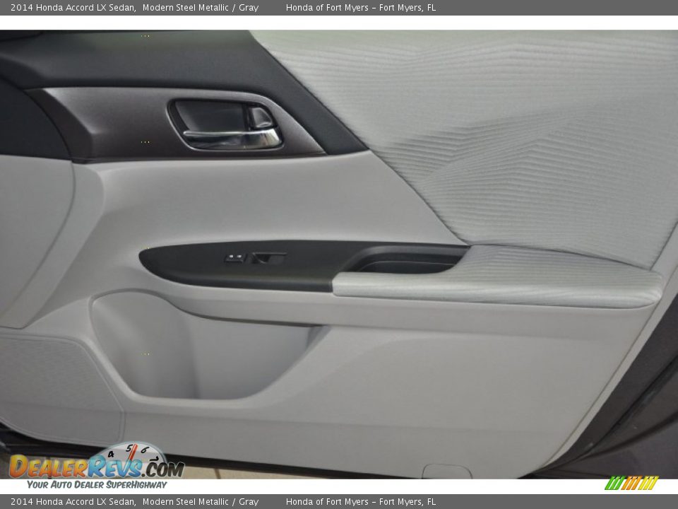 2014 Honda Accord LX Sedan Modern Steel Metallic / Gray Photo #23