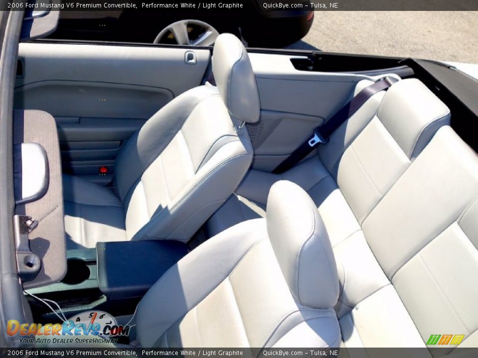 2006 Ford Mustang V6 Premium Convertible Performance White / Light Graphite Photo #4