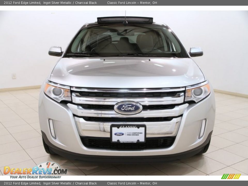 2012 Ford Edge Limited Ingot Silver Metallic / Charcoal Black Photo #2