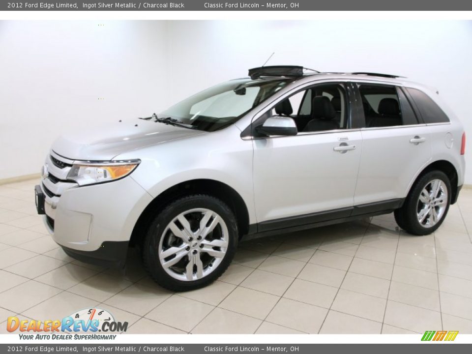 2012 Ford Edge Limited Ingot Silver Metallic / Charcoal Black Photo #3