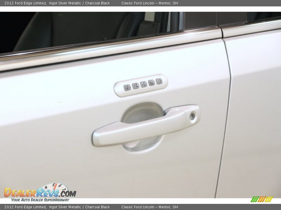 2012 Ford Edge Limited Ingot Silver Metallic / Charcoal Black Photo #4