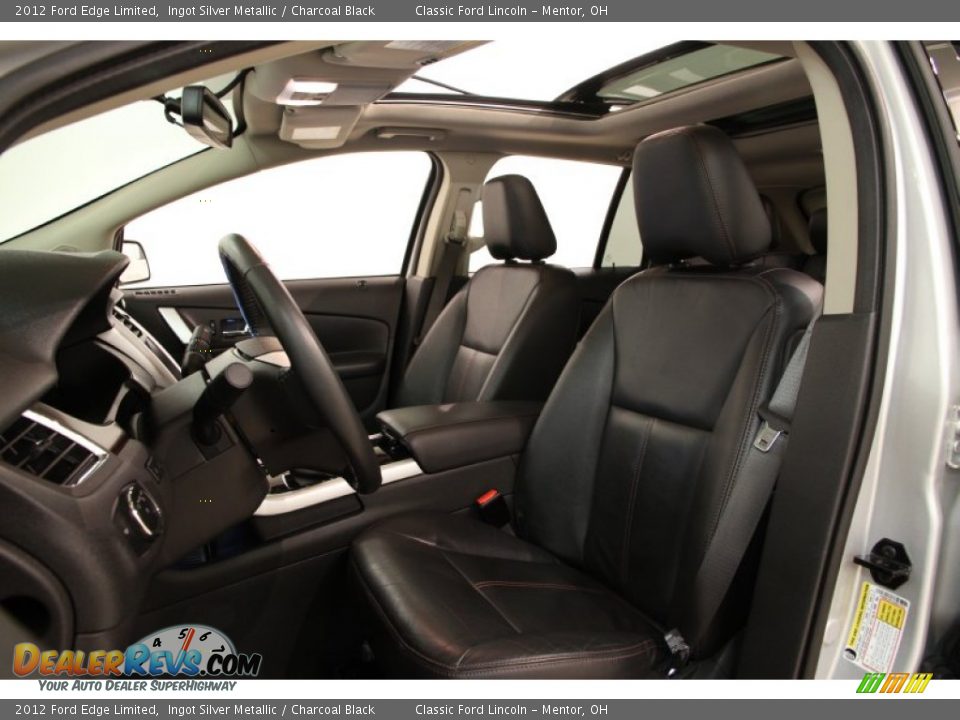 2012 Ford Edge Limited Ingot Silver Metallic / Charcoal Black Photo #6
