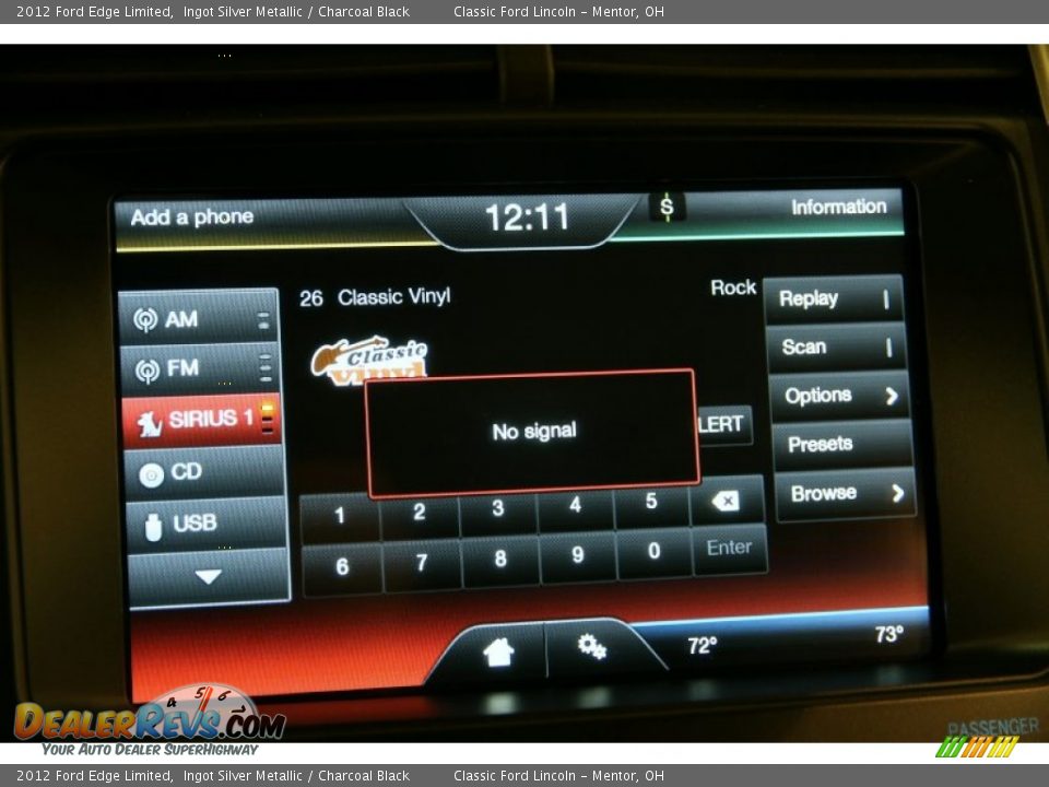 2012 Ford Edge Limited Ingot Silver Metallic / Charcoal Black Photo #11