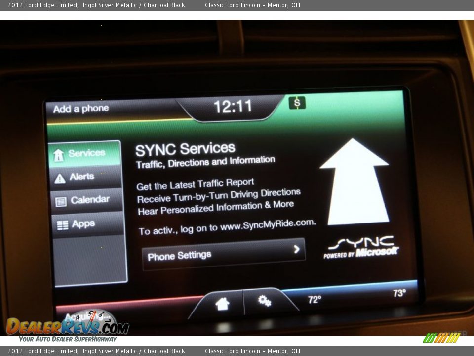 2012 Ford Edge Limited Ingot Silver Metallic / Charcoal Black Photo #13