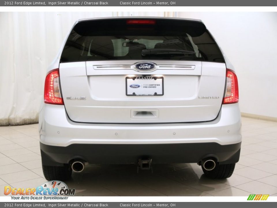 2012 Ford Edge Limited Ingot Silver Metallic / Charcoal Black Photo #19