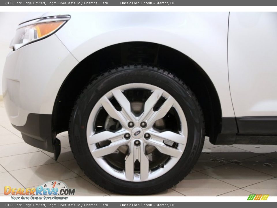 2012 Ford Edge Limited Ingot Silver Metallic / Charcoal Black Photo #21