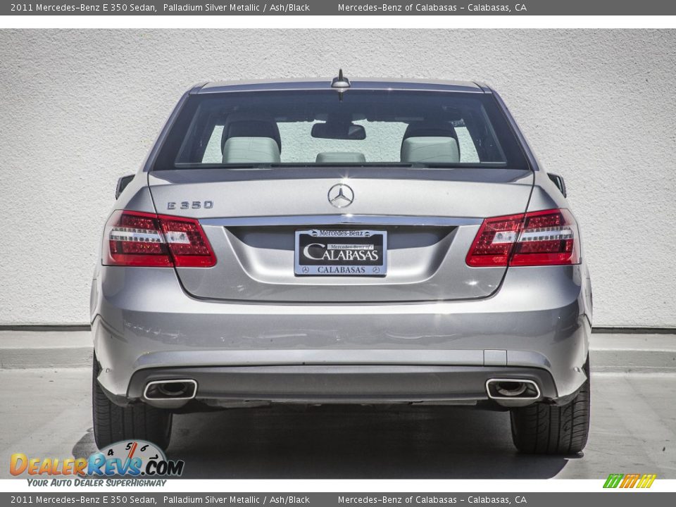 2011 Mercedes-Benz E 350 Sedan Palladium Silver Metallic / Ash/Black Photo #3