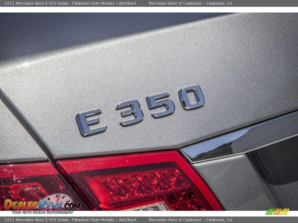 2011 Mercedes-Benz E 350 Sedan Palladium Silver Metallic / Ash/Black Photo #7