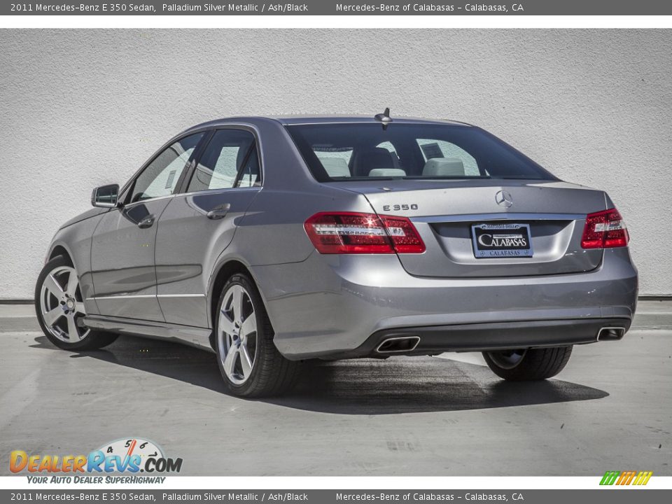 2011 Mercedes-Benz E 350 Sedan Palladium Silver Metallic / Ash/Black Photo #10