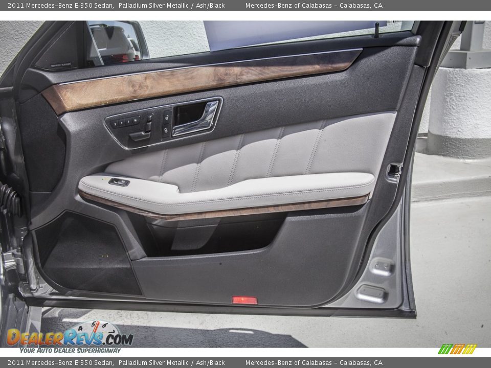 2011 Mercedes-Benz E 350 Sedan Palladium Silver Metallic / Ash/Black Photo #23