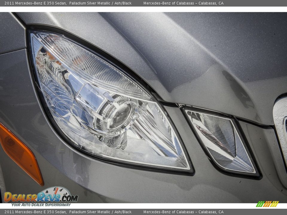 2011 Mercedes-Benz E 350 Sedan Palladium Silver Metallic / Ash/Black Photo #26