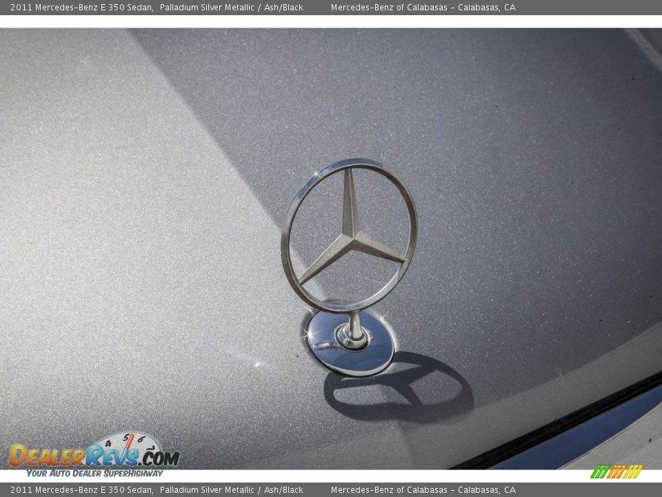 2011 Mercedes-Benz E 350 Sedan Palladium Silver Metallic / Ash/Black Photo #27