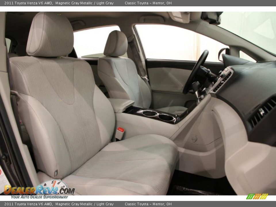 2011 Toyota Venza V6 AWD Magnetic Gray Metallic / Light Gray Photo #19