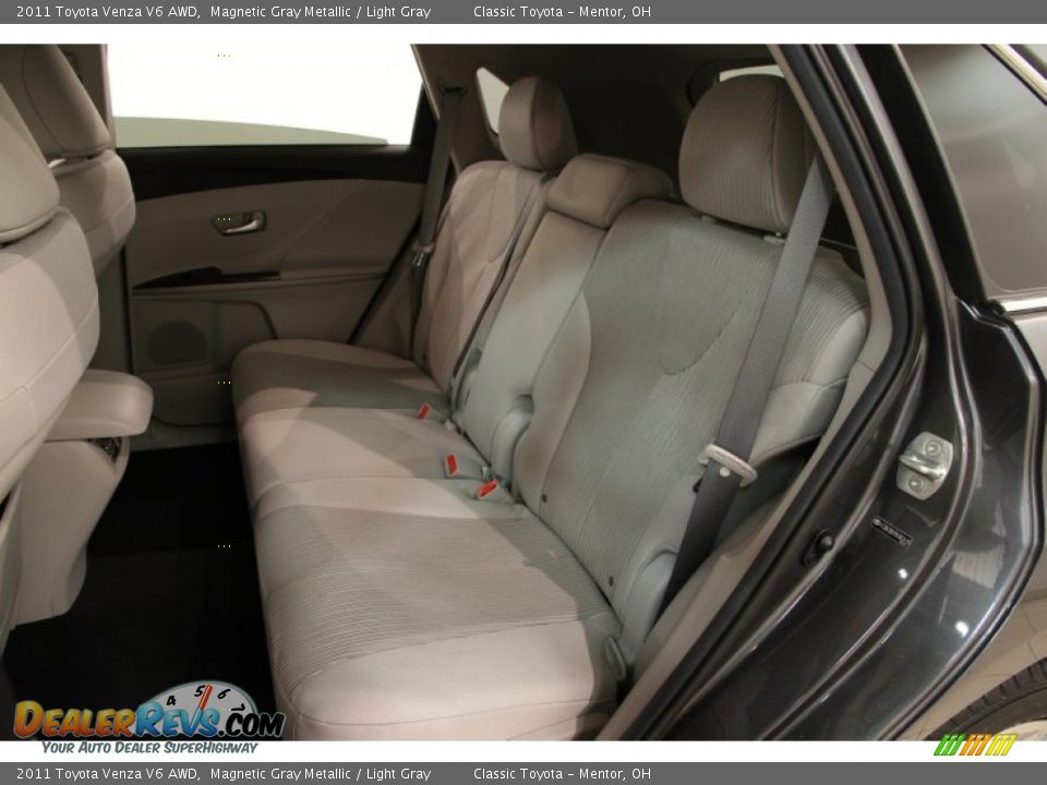 2011 Toyota Venza V6 AWD Magnetic Gray Metallic / Light Gray Photo #21