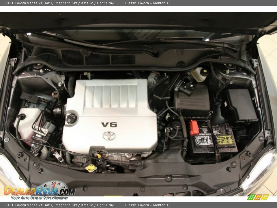 2011 Toyota Venza V6 AWD Magnetic Gray Metallic / Light Gray Photo #23