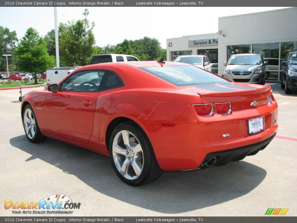 2010 Chevrolet Camaro SS Coupe Inferno Orange Metallic / Black Photo #3