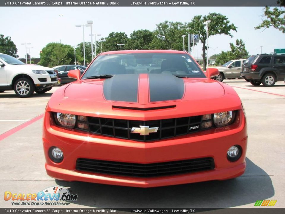 2010 Chevrolet Camaro SS Coupe Inferno Orange Metallic / Black Photo #8