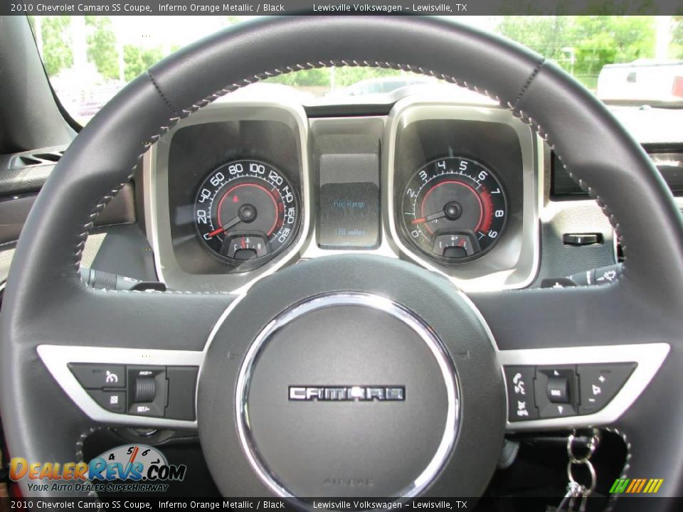 2010 Chevrolet Camaro SS Coupe Inferno Orange Metallic / Black Photo #15