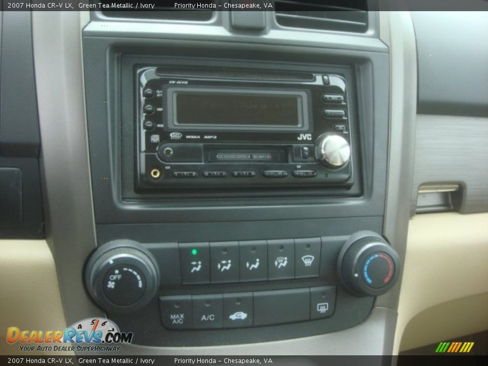 2007 Honda CR-V LX Green Tea Metallic / Ivory Photo #14
