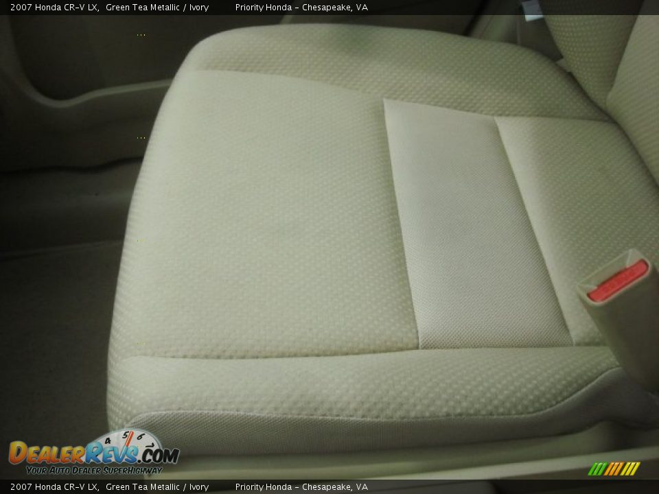 2007 Honda CR-V LX Green Tea Metallic / Ivory Photo #17