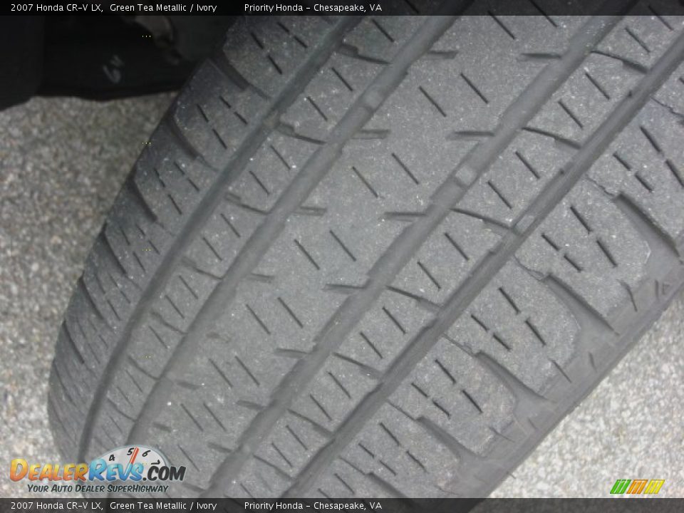 2007 Honda CR-V LX Green Tea Metallic / Ivory Photo #21