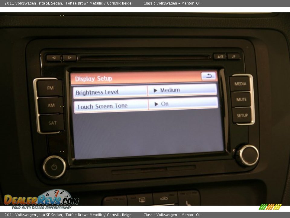 2011 Volkswagen Jetta SE Sedan Toffee Brown Metallic / Cornsilk Beige Photo #18