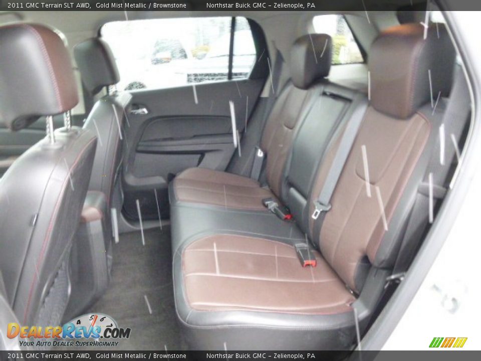 2011 GMC Terrain SLT AWD Gold Mist Metallic / Brownstone Photo #11