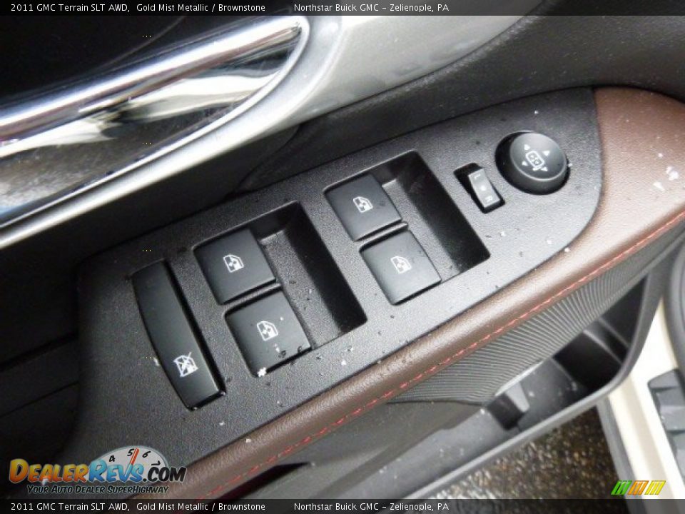 2011 GMC Terrain SLT AWD Gold Mist Metallic / Brownstone Photo #13