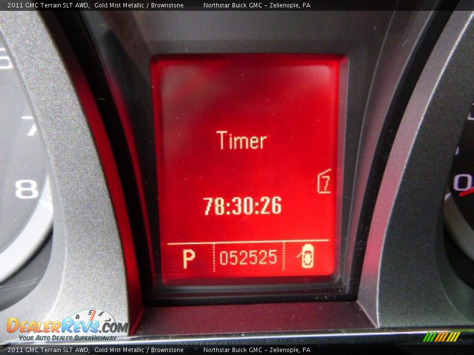2011 GMC Terrain SLT AWD Gold Mist Metallic / Brownstone Photo #19