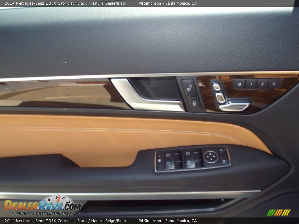 2014 Mercedes-Benz E 350 Cabriolet Black / Natural Beige/Black Photo #4