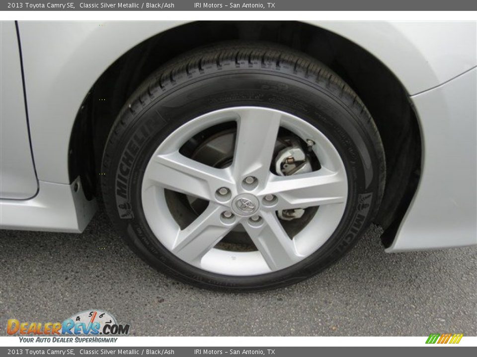 2013 Toyota Camry SE Classic Silver Metallic / Black/Ash Photo #9