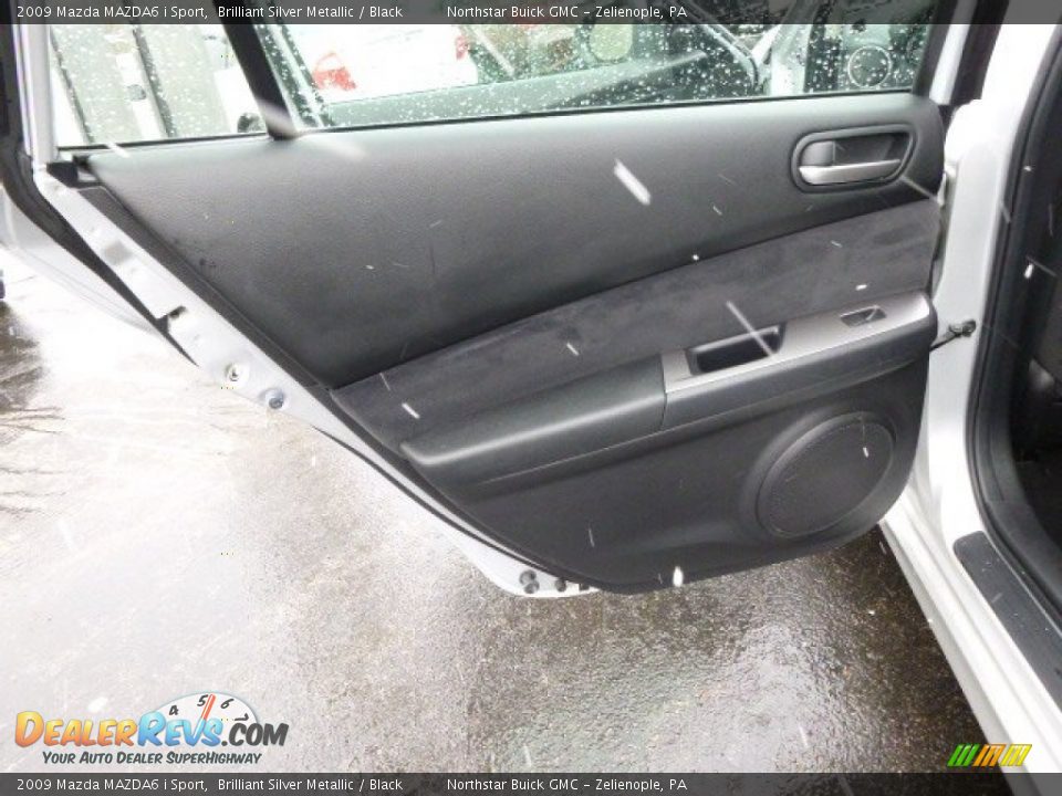 2009 Mazda MAZDA6 i Sport Brilliant Silver Metallic / Black Photo #13