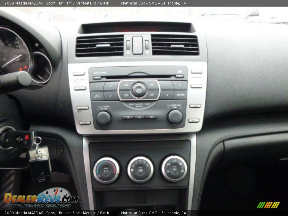 2009 Mazda MAZDA6 i Sport Brilliant Silver Metallic / Black Photo #16