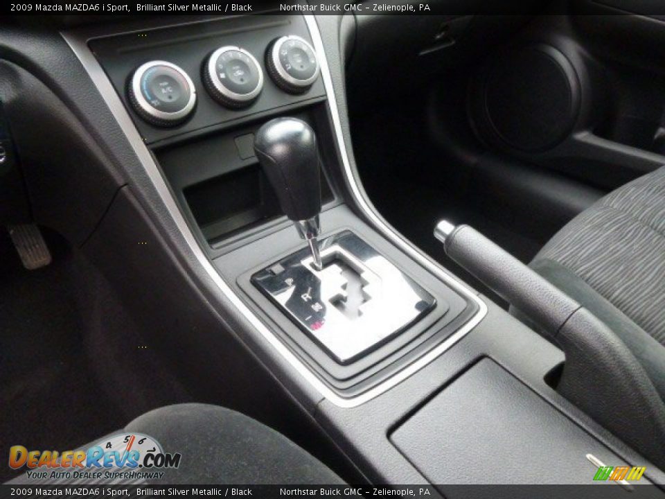 2009 Mazda MAZDA6 i Sport Brilliant Silver Metallic / Black Photo #17