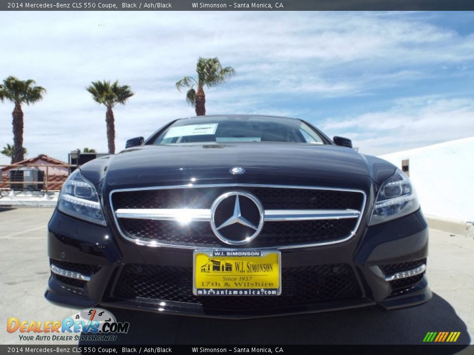 2014 Mercedes-Benz CLS 550 Coupe Black / Ash/Black Photo #2