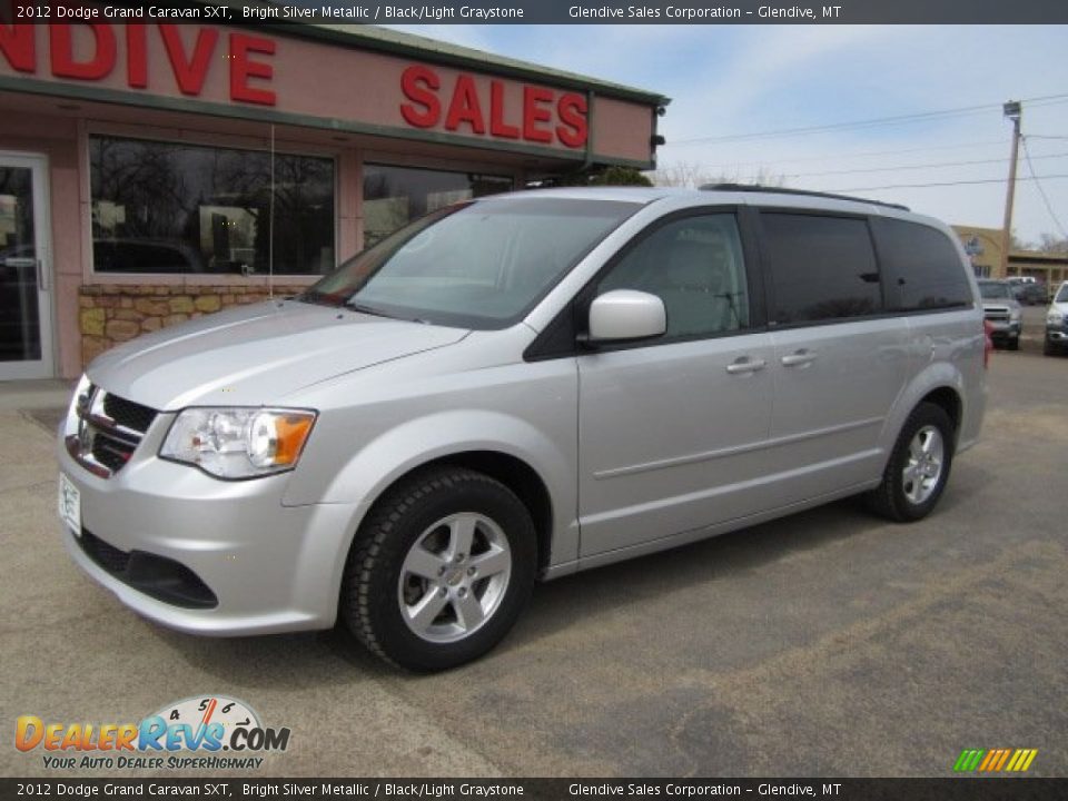 2012 Dodge Grand Caravan SXT Bright Silver Metallic / Black/Light Graystone Photo #1