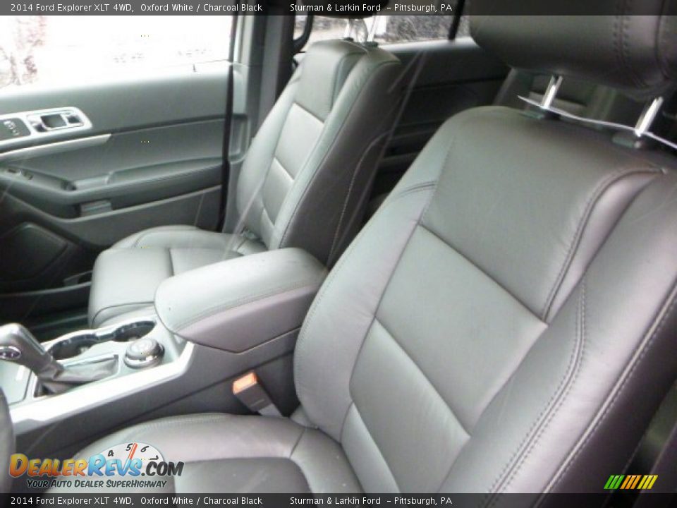 2014 Ford Explorer XLT 4WD Oxford White / Charcoal Black Photo #8