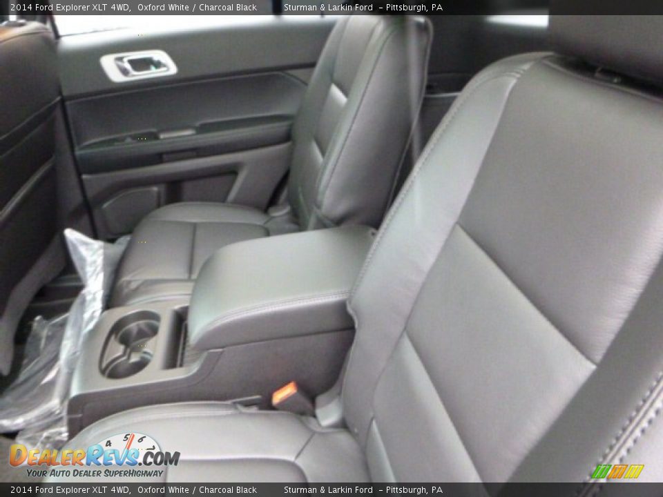 2014 Ford Explorer XLT 4WD Oxford White / Charcoal Black Photo #9