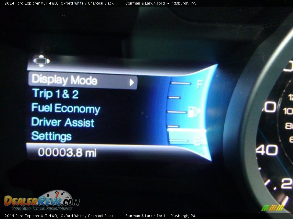 2014 Ford Explorer XLT 4WD Oxford White / Charcoal Black Photo #15