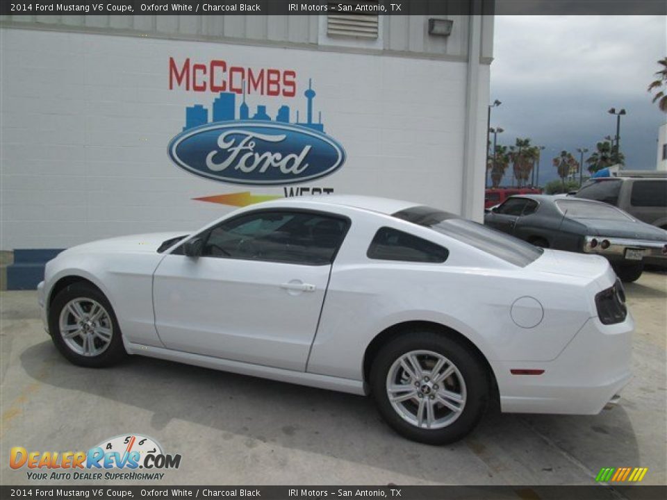 2014 Ford Mustang V6 Coupe Oxford White / Charcoal Black Photo #1