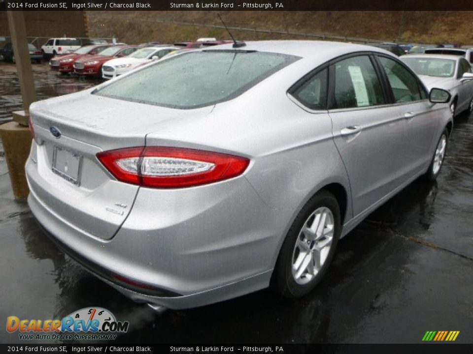 2014 Ford Fusion SE Ingot Silver / Charcoal Black Photo #2
