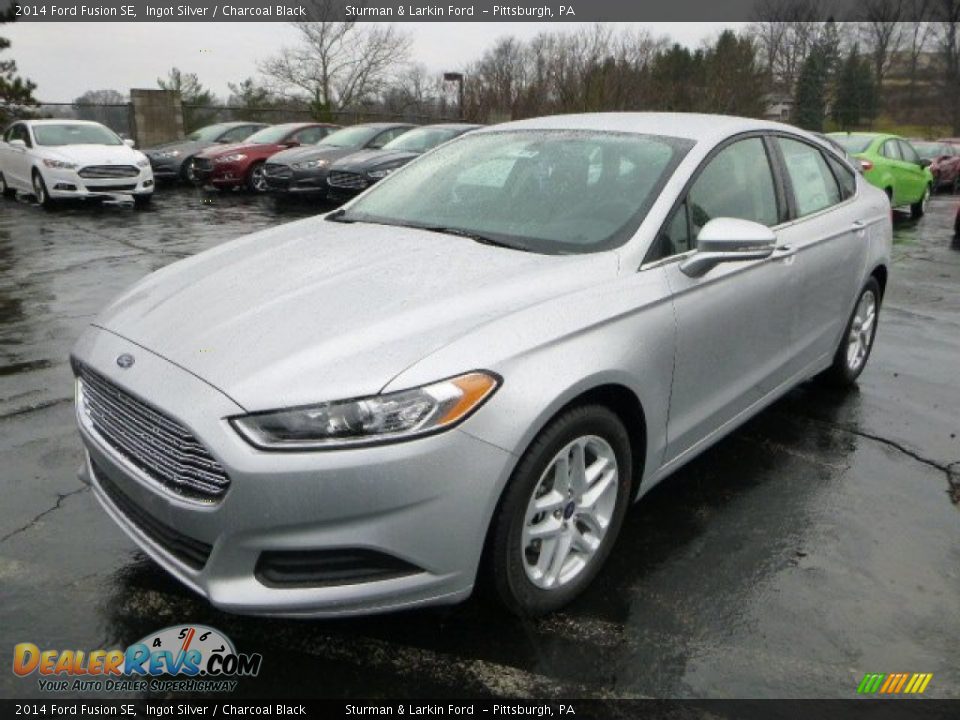 2014 Ford Fusion SE Ingot Silver / Charcoal Black Photo #5