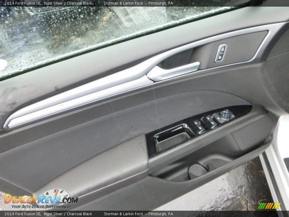 2014 Ford Fusion SE Ingot Silver / Charcoal Black Photo #11