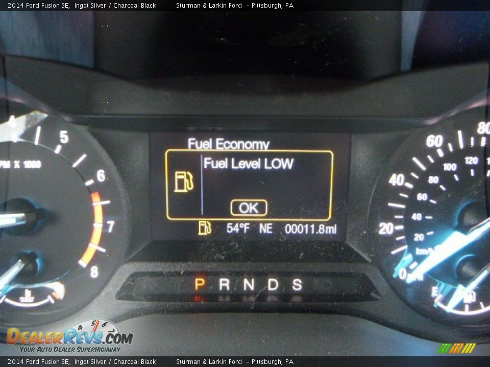 2014 Ford Fusion SE Ingot Silver / Charcoal Black Photo #14