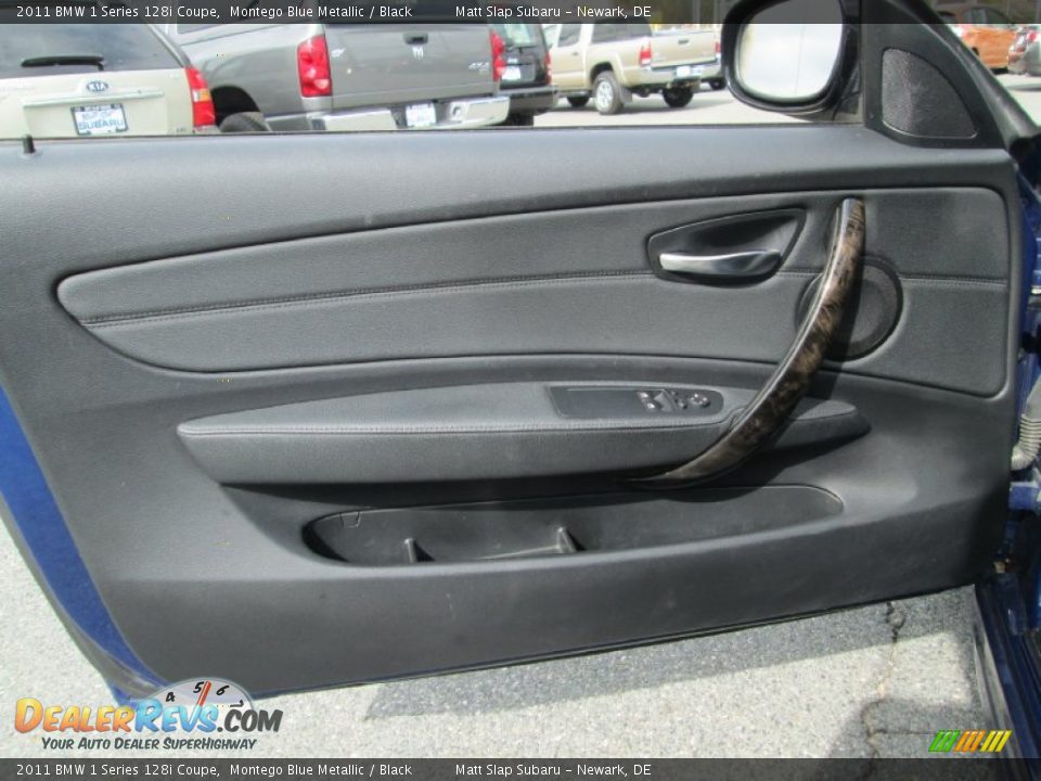 2011 BMW 1 Series 128i Coupe Montego Blue Metallic / Black Photo #12