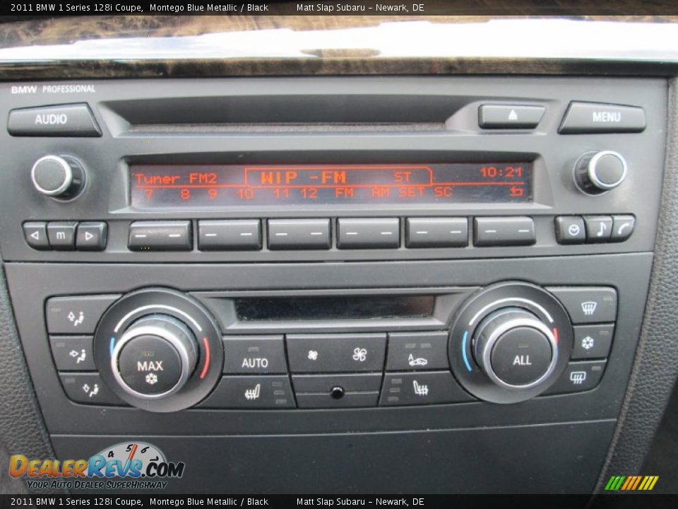 2011 BMW 1 Series 128i Coupe Montego Blue Metallic / Black Photo #23