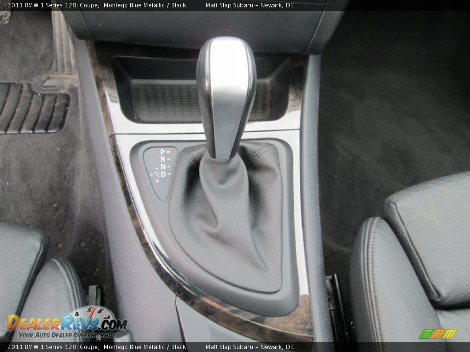 2011 BMW 1 Series 128i Coupe Montego Blue Metallic / Black Photo #24