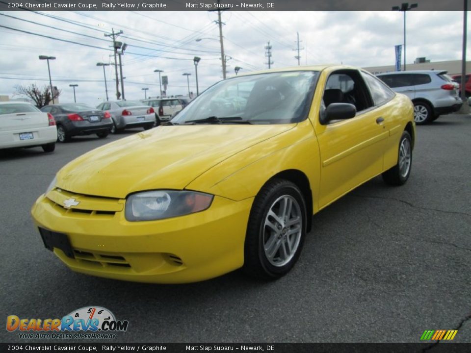 2004 Chevrolet Cavalier Coupe Rally Yellow / Graphite Photo #2